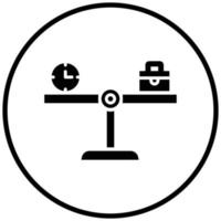 Balance Work Icon Style vector