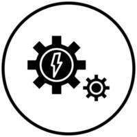 Energy System Icon Style vector