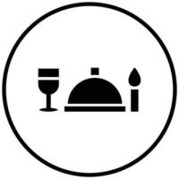 Dinner Icon Style vector