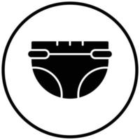 Diaper Icon Style vector