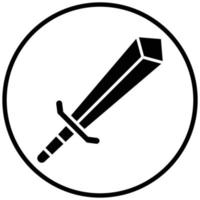 Sword Toy Icon Style vector