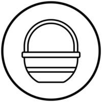 Basket Icon Style vector