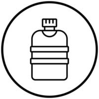 Army Canteen Icon Style vector