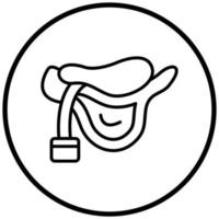 Saddle Icon Style vector