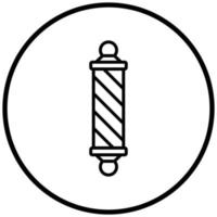 Barber Pole Icon Style vector