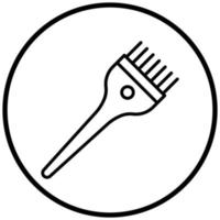 Hair Dye Brush Icon Style vector