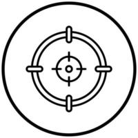 Army Target Icon Style vector