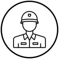 Army Soldier Icon Style vector