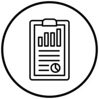 Marketing Report Icon Style vector