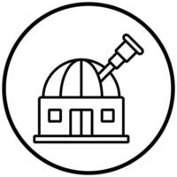 Observatory Icon Style vector