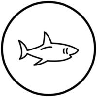 Shark Icon Style vector