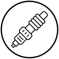 Spark Plug Icon Style vector