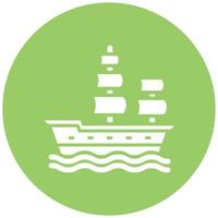 Galleon Icon Style vector