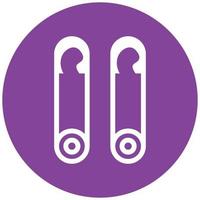 Safety Pin Icon Style vector