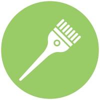 Hair Dye Brush Icon Style vector