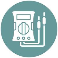 Voltmeter Icon Style vector