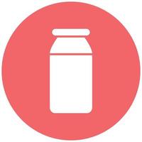 Milk Bottle Icon Style vector