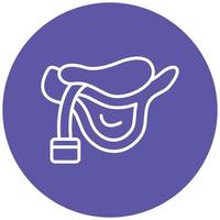 Saddle Icon Style vector