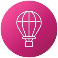 Army Parachute Icon Style vector