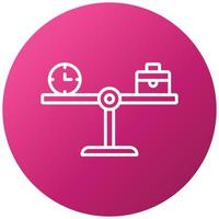 Balance Work Icon Style vector