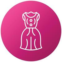 Dress Icon Style vector