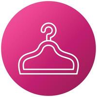 Clothes Hanger Icon Style vector