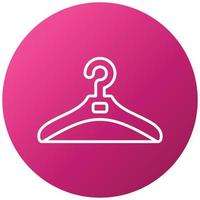 Clothes Hanger Icon Style vector