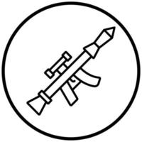 Bazooka Icon Style vector