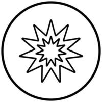 Explosion Icon Style vector