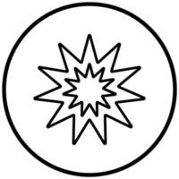 Explosion Icon Style vector