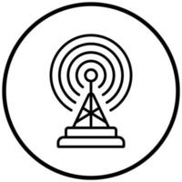 Army Antenna Icon Style vector