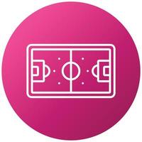 Football Field Icon Style vector