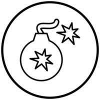 Bomb Icon Style vector