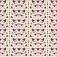 Seamless background with hearts. vector