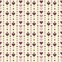 Seamless background with hearts. vector