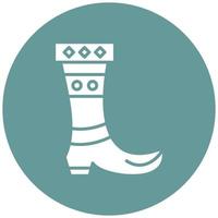 Wild Boots Icon Style vector