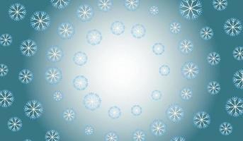 Winter background with snowflakes. vector