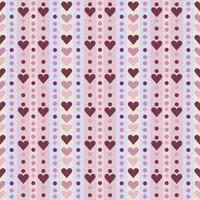 Seamless background with hearts. vector