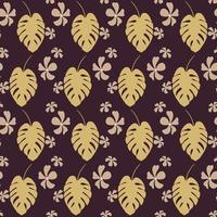 Seamless pattern with flowers. Natural pattern. vector