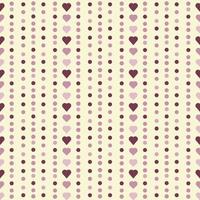 Seamless background with hearts. vector