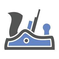 Plane Tool Icon Style vector