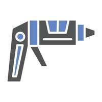 Caulking Gun Icon Style vector