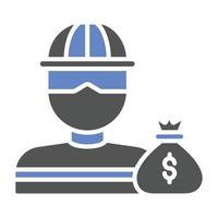 Robber Icon Style vector