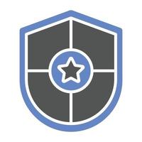 Police Shield Icon Style vector