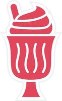 Icecream Icon Style vector