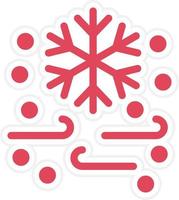 Cold Wave Icon Style vector