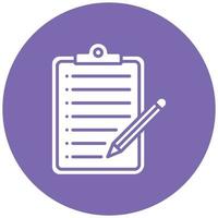 Taking Notes Icon Style vector