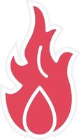 Fire Icon Style vector