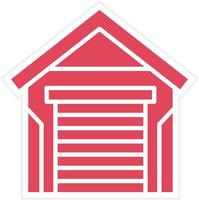 Garage Icon Style vector