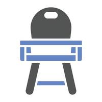 Baby Chair Icon Style vector